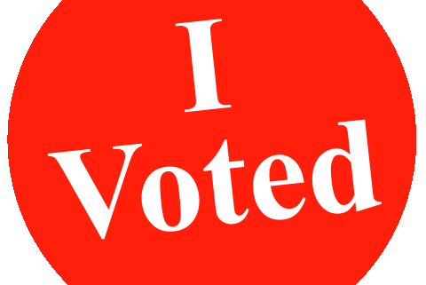 I voted sticker