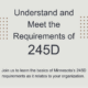 Understand and Meet the Requirements of 245D